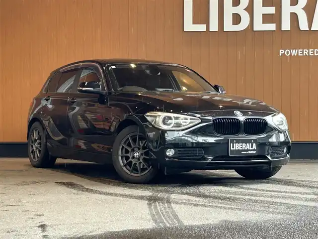 ＢＭＷ １１６ｉ 宮城県 2012(平24)年 13.2万km サファイアブラックP 純正ナビ/社外フルセグTV/ETC/ブラックキドニーグリル（純正グリル有り）/ドアバイザー/オートライト/社外16インチAW