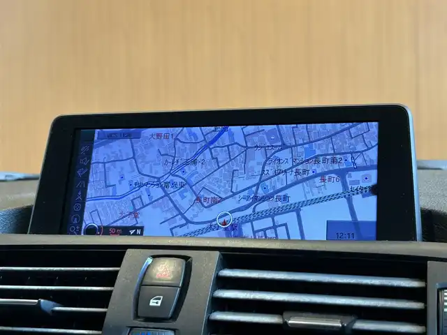 ＢＭＷ １１６ｉ 宮城県 2012(平24)年 13.2万km サファイアブラックP 純正ナビ/社外フルセグTV/ETC/ブラックキドニーグリル（純正グリル有り）/ドアバイザー/オートライト/社外16インチAW