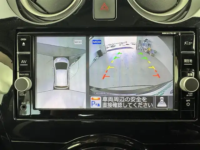 日産 ノート e－パワー X 愛知県 2017(平29)年 6.9万km インペリアルアンバーP 純正ナビ　/（フルセグ/BT/CD/DVD） /全方位モニター　/衝突軽減システム　/コーナーセンサー　/レーンキープアシスト　/オートライト　/電動格納ミラー　/ドライブレコーダー　/純正ホイールキャップ　/純正フロアマット　/スマートキー