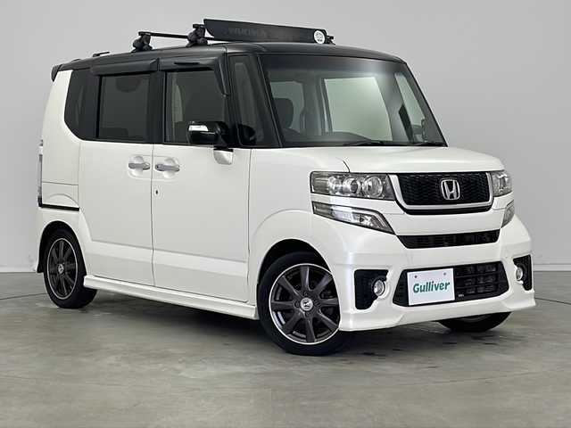ホンダ Ｎ ＢＯＸ モデューロ X G ターボP 新潟県 2014(平26)年 6.6万km プレミアムホワイトパール 社外メモリナビ(AVIC-MRZ066)/両側パワースライドドア/キセノンライト/クルーズコントロール/ETC/フルセグTV/モデューロ純正フロアマット/ターボ/ツートンカラー/社外レーダー(ZERO 302V)/パドルシフト/ルーフキャリアー(TERZO)/スマートキー