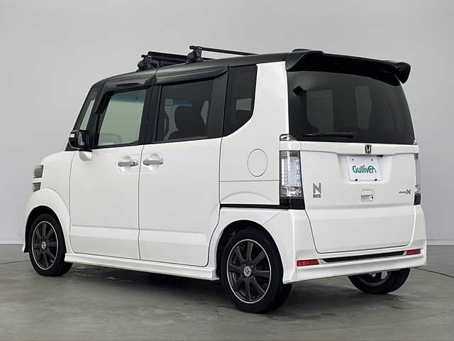 ホンダ Ｎ ＢＯＸ モデューロ X G ターボP 新潟県 2014(平26)年 6.6万km プレミアムホワイトパール 社外メモリナビ(AVIC-MRZ066)/両側パワースライドドア/キセノンライト/クルーズコントロール/ETC/フルセグTV/モデューロ純正フロアマット/ターボ/ツートンカラー/社外レーダー(ZERO 302V)/パドルシフト/ルーフキャリアー(TERZO)/スマートキー