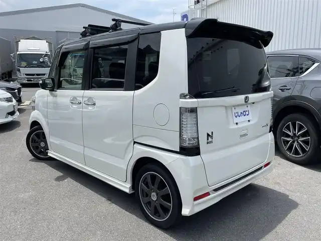 ホンダ Ｎ ＢＯＸ モデューロ X G ターボP 大阪府 2014(平26)年 6.7万km プレミアムホワイトパール (株)IDOMが運営する【じしゃロン東大阪店】の自社ローン専用車両になります。こちらは現金またはオートローンご利用時の価格です。自社ローンご希望の方は別途その旨お申付け下さい/社外メモリナビ(AVIC-MRZ066)/両側パワースライドドア/キセノンライト/クルーズコントロール/ETC/フルセグTV/モデューロ純正フロアマット/ターボ/ツートンカラー/社外レーダー(ZERO 302V)/パドルシフト/ステアリングスイッチ/ルーフキャリアー(TERZO)/スマートキー
