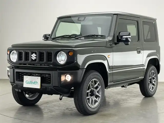 スズキ ジムニー XC 愛知県 2025(令7)年 0.1万km未満 ジャングルグリーン 届出済未使用車　シートヒーター　クルーズコントロール　スズキセーフティサポート　衝突軽減装置　ＬＥＤヘッドライト　オートライト　フォグランプ　車線逸脱警報　背面タイヤ　リヤパーキングセンサー　禁煙車