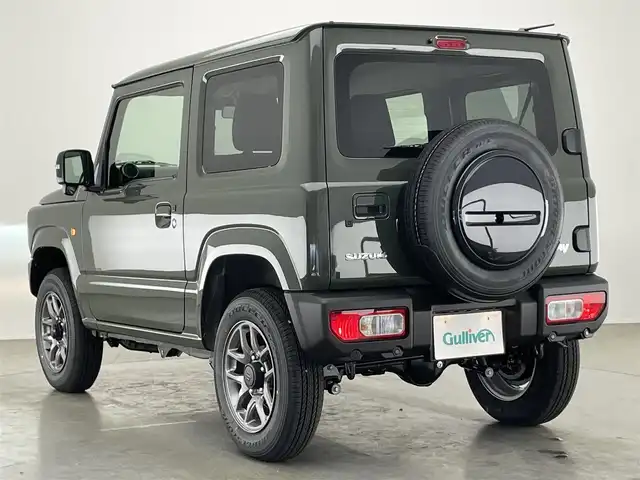 スズキ ジムニー XC 愛知県 2025(令7)年 0.1万km未満 ジャングルグリーン 届出済未使用車　シートヒーター　クルーズコントロール　スズキセーフティサポート　衝突軽減装置　ＬＥＤヘッドライト　オートライト　フォグランプ　車線逸脱警報　背面タイヤ　リヤパーキングセンサー　禁煙車
