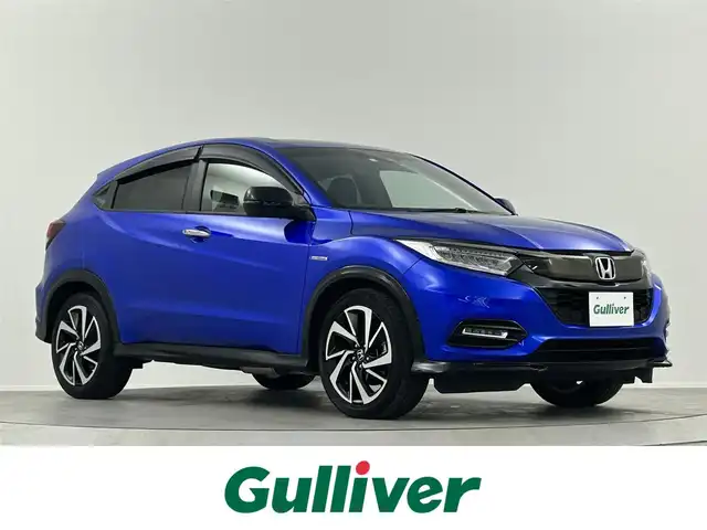 ホンダ ヴェゼル ハイブリッド RS ホンダセンシング 埼玉県 2020(令2)年 2.7万km プレミアムクリスタルブルークリスタル 純8型ナビ Bカメラ 温シート ドラレコ ETC　CD　DVD　BT　ハーフレザーシート　レーダークルーズコントロール　レーンアシスト　LEDヘッドライト　オートライト　オートハイビーム　スペアキー