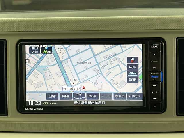 ダイハツ ミラ トコット G SA Ⅲ 愛知県 2019(平31)年 2万km セラミックグリーンM 純正7型ナビ【Bluetooth CD DVD SD　品番：NMZK-W69D2】/ドライブレコーダー/全方位カメラ/衝突軽減/横滑り防止装置/前後コーナーセンサー/オートマチックハイビーム/オートライト/LEDライト/前席シートヒーター/純正フロアマット/夏タイヤ積載/スマートキー【スペア1本】/禁煙車