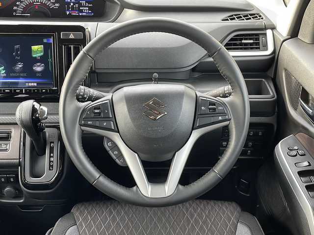 スズキ ソリオ バンディット HV MV 新潟県 2022(令4)年 1.7万km プレミアムシルバーメタリック/ブラック2トーンルーフ 4WD/純正SDナビ(CN-RZ1077)/CD/DVD/BT/フルセグテレビ/SDミュージックサーバー/ETC2.0/ドライブレコーダー/衝突被害軽減ブレーキ/レーンキープアシスト/レーダークルーズコントロール/両側パワースライドドア/シートヒーター /コーナーセンサー/ステアリングスイッチ/スマートキー/プッシュスタート/LEDヘッドライト/オートライト/オートハイビーム/フォグランプ/純正15インチアルミホイール