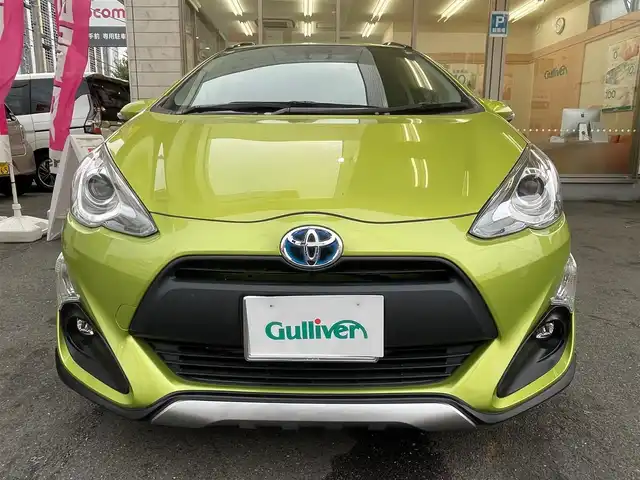 トヨタ アクア X－URBAN ソリッド 愛知県 2016(平28)年 6.3万km フレッシュグリーンマイカメタリック /当店買取/禁煙/1オーナー//純正SDナビNSZN-W64T//フルセグTV/CD/DVD/SD/Bluetooth//バックカメラ/純正ドラレコ//ハーフレザー/革巻きステア//PCS/レーンキープ//LEDヘッド/Aライト/AHB/LEDフォグ//純正16AW/純正Fマット/ドアバイザー//ビルトインETC//保証書/取説/ナビ取説/スペアキー/スマートキー