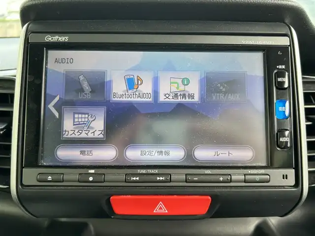 ホンダ Ｎ ＢＯＸ カスタム G ターボ Lパッケージ 佐賀県 2016(平28)年 6万km ポリッシュドメタルメタリック CTBA/純正ナビ/・バックカメラ　/・フルセグTV/BT/CD/DVD/両側パワースライドドア/ハーフレザーシート/純正15インチAW　/HIDヘッドライト　/オートライト　/フォグランプ/プッシュスタート　/パドルシフト/ETC　/社外ドラレコ(DRV-325)/エアバックW/サイド/カーテン