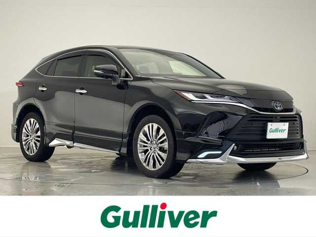トヨタ ハリアー ハイブリッド Z 滋賀県 2021(令3)年 5.1万km ブラック 禁煙車/純正メーカーナビ【AM/FM/USB/Bluetooth/Miracast】/全方位カメラ/JBLサウンド/モデリスタエアロ【フロント/サイド/リア】/デジタルインナーミラー/ビルトインETC/D席パワーシート/パワーバックドア/レーダークルーズコントロール/前後コーナーセンサー/オートマチックハイビーム/ブレーキホールド/ステアリングスイッチ/スマートキー/プッシュスタート