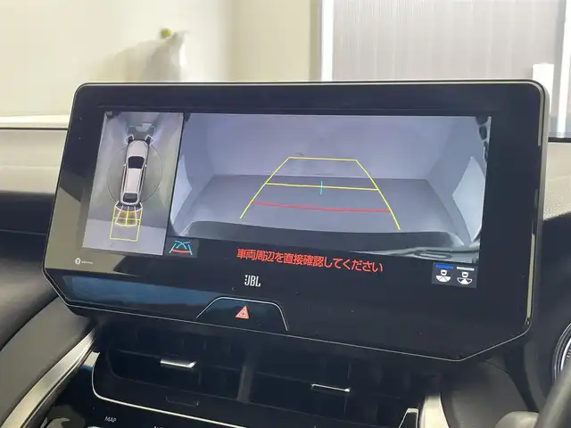 トヨタ ハリアー ハイブリッド Z 滋賀県 2021(令3)年 5.1万km ブラック 禁煙車/純正メーカーナビ【AM/FM/USB/Bluetooth/Miracast】/全方位カメラ/JBLサウンド/モデリスタエアロ【フロント/サイド/リア】/デジタルインナーミラー/ビルトインETC/D席パワーシート/パワーバックドア/レーダークルーズコントロール/前後コーナーセンサー/オートマチックハイビーム/ブレーキホールド/ステアリングスイッチ/スマートキー/プッシュスタート
