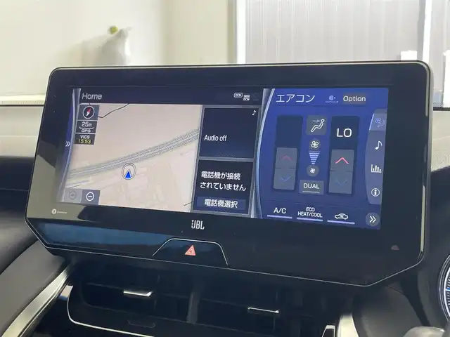 トヨタ ハリアー ハイブリッド Z 滋賀県 2021(令3)年 5.1万km ブラック 禁煙車/純正メーカーナビ【AM/FM/USB/Bluetooth/Miracast】/全方位カメラ/JBLサウンド/モデリスタエアロ【フロント/サイド/リア】/デジタルインナーミラー/ビルトインETC/D席パワーシート/パワーバックドア/レーダークルーズコントロール/前後コーナーセンサー/オートマチックハイビーム/ブレーキホールド/ステアリングスイッチ/スマートキー/プッシュスタート
