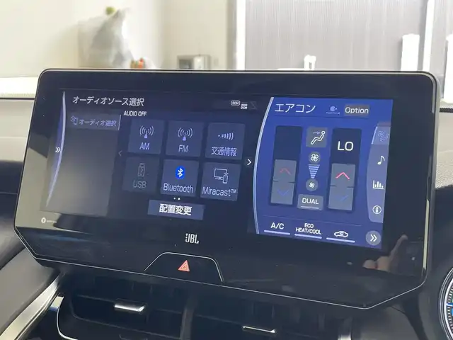 トヨタ ハリアー ハイブリッド Z 滋賀県 2021(令3)年 5.1万km ブラック 禁煙車/純正メーカーナビ【AM/FM/USB/Bluetooth/Miracast】/全方位カメラ/JBLサウンド/モデリスタエアロ【フロント/サイド/リア】/デジタルインナーミラー/ビルトインETC/D席パワーシート/パワーバックドア/レーダークルーズコントロール/前後コーナーセンサー/オートマチックハイビーム/ブレーキホールド/ステアリングスイッチ/スマートキー/プッシュスタート