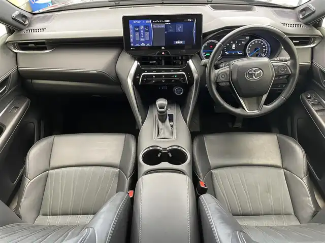 トヨタ ハリアー ハイブリッド Z 滋賀県 2021(令3)年 5.1万km ブラック 禁煙車/純正メーカーナビ【AM/FM/USB/Bluetooth/Miracast】/全方位カメラ/JBLサウンド/モデリスタエアロ【フロント/サイド/リア】/デジタルインナーミラー/ビルトインETC/D席パワーシート/パワーバックドア/レーダークルーズコントロール/前後コーナーセンサー/オートマチックハイビーム/ブレーキホールド/ステアリングスイッチ/スマートキー/プッシュスタート