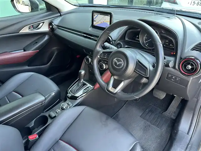 マツダ ＣＸ－３ 20S プロアクティブ 島根県 2018(平30)年 3.5万km グレー スマートシティブレーキ/純正ナビ/CD/DVD/DTV/Bluetooth/バックカメラ/ハーフレザー調シート/シートヒーター /ステアリングスイッチ/LEDオートライト/ドライブレコーダー/ETC/HUD/コーナーセンサー /スマートキー/プッシュスタート /純正フロアマット/ドアバイザー