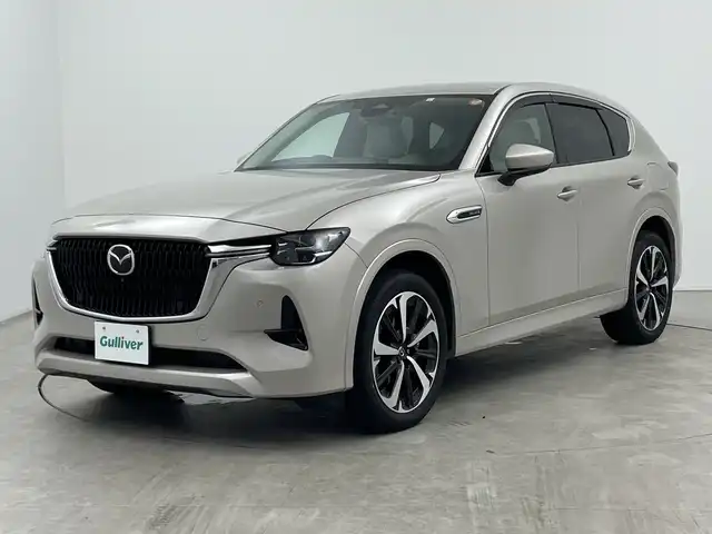 マツダ ＣＸ－６０ XD HV エクスクルーシブモダン 三重県 2023(令5)年 4.2万km プラチナクォーツメタリック マツダコネクト/フルセグ/全方位カメラ/追従式クルーズコントロール/衝突軽減ブレーキ/レーンキープアシスト/ブラインドスポットモニター/オートハイビーム/コーナーセンサー/パワーシート/シートヒーター（全席）/シートベンチレ―ション（D/N）/シートメモリ/ETC/ドライブレコーダー前後/スマートキー×２