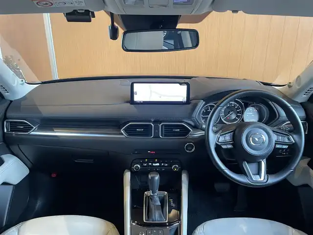 マツダ ＣＸ－５ XD Lパッケージ 茨城県 2021(令3)年 3.2万km ディープクリスタルブルーマイカ 純正エアロパーツ/レーダークルーズコントロール/レーンキープアシスト/純正10.5インチモニターナビゲーションシステム/フルセグTV/全方位カメラ/ヘッドアップディスプレイ/アイボリーレザーシート/シートヒーター/パワーシート/スマートキー/パワーバックドア/前後コーナーセンサー/純正19インチアルミホイール/LEDヘッドライト/オートライト/パドルシフト/ステアリングヒーター/ドライブレコーダー/ETC車載器/ステアリングスイッチ