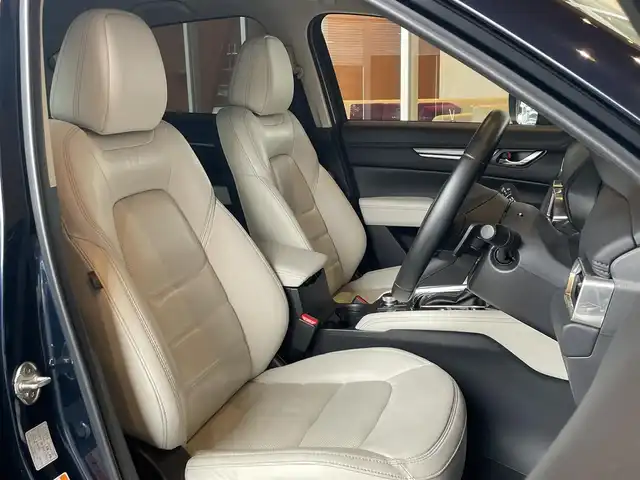 マツダ ＣＸ－５ XD Lパッケージ 茨城県 2021(令3)年 3.2万km ディープクリスタルブルーマイカ 純正エアロパーツ/レーダークルーズコントロール/レーンキープアシスト/純正10.5インチモニターナビゲーションシステム/フルセグTV/全方位カメラ/ヘッドアップディスプレイ/アイボリーレザーシート/シートヒーター/パワーシート/スマートキー/パワーバックドア/前後コーナーセンサー/純正19インチアルミホイール/LEDヘッドライト/オートライト/パドルシフト/ステアリングヒーター/ドライブレコーダー/ETC車載器/ステアリングスイッチ
