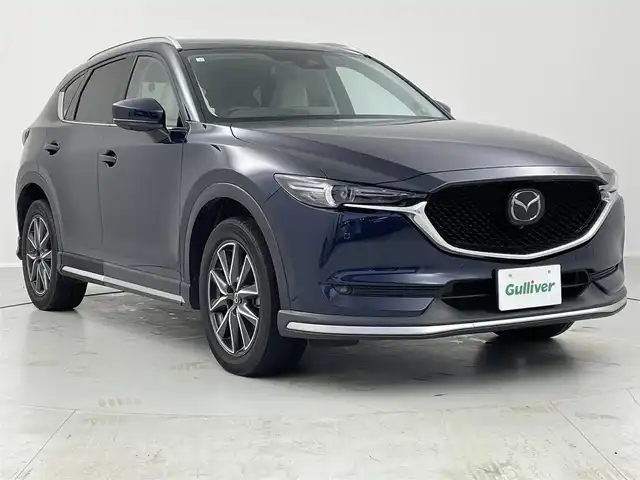 マツダ ＣＸ－５ XD Lパッケージ 茨城県 2021(令3)年 3.2万km ディープクリスタルブルーマイカ 純正エアロパーツ/レーダークルーズコントロール/レーンキープアシスト/純正10.5インチモニターナビゲーションシステム/フルセグTV/全方位カメラ/ヘッドアップディスプレイ/アイボリーレザーシート/シートヒーター/パワーシート/スマートキー/パワーバックドア/前後コーナーセンサー/純正19インチアルミホイール/LEDヘッドライト/オートライト/パドルシフト/ステアリングヒーター/ドライブレコーダー/ETC車載器/ステアリングスイッチ