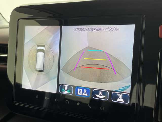 スズキ スペーシア カスタム HYBRID XS 新潟県 2024(令6)年 1.3万km ピュアホワイトパール/ブラック2トーン 4WD/純正メモリナビ/　フルセグTV/Bluetooth/CD/DVD/USB/レーダークルーズコントロール/全方位モニター/衝突被害軽減ブレーキ/レーンキープアシスト/前後コーナーセンサー/ハーフレザーシート/前席シートヒーター/両側パワースライドドア/前後ドライブレコーダー/ビルトインETC/アイドリングストップ/横滑り防止装置/オートマチックハイビーム/LEDヘッドライト/オートライト/ステアリングヒーター/シーケンシャルウインカー/ヘッドアップディスプレイ/社外AWセット冬タイヤ積込/レザーステアリング/ステアリングスイッチ/禁煙車