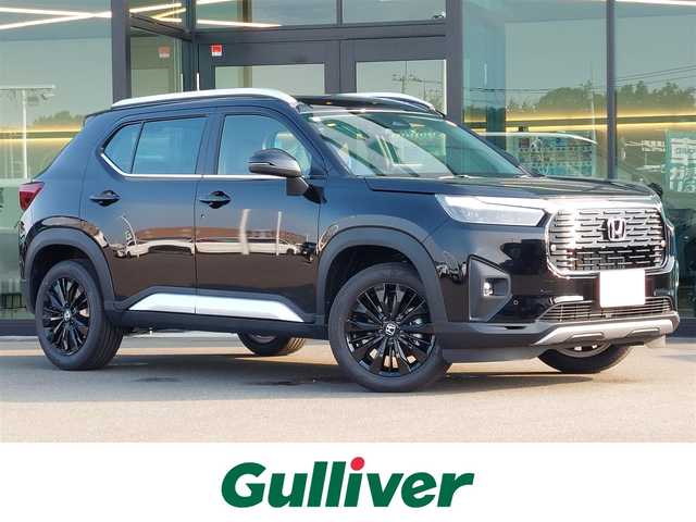 ホンダ ＷＲ－Ｖ Z+ ブラックスタイル 茨城県 2025(令7)年 0.2万km クリスタルブラックパール ホンダセンシング//衝突軽減ブレーキ（CMBS）//誤発進抑制機能//歩行者事故低減ステアリング//車線維持支援システム（LKAS）//追従機能付アダプティブ・クルーズ・コントロール（ACC）//標識認識機能/純正9インチナビ//AppleCarplay/フルセグTV/バックカメラ/ハーフレザーシート/ルーフレール/フロアマット