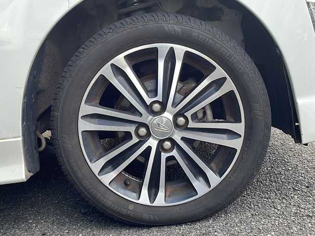 ダイハツ タント カスタム RS トップED SAⅡ 京都府 2015(平27)年 15万km パールホワイトⅢ ワンオーナー/純正ナビ/・フルセグTV/CD/DVD/HDMI/FM/AM/フリップダウンモニター/バックカメラ/両側パワースライドドア/衝突軽減防止/レーンアシスト/オートライト/オートハイビーム/横滑り防止装置/アイドリングストップ/ハーフレザーシート/純正フロアマット