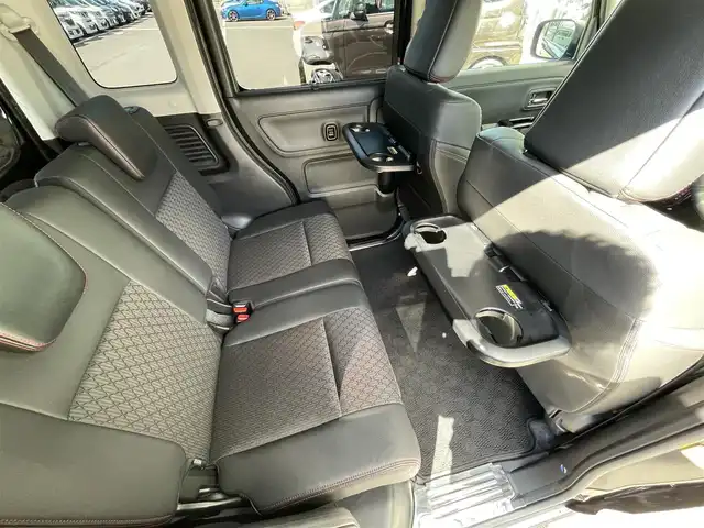 スズキ スペーシア カスタム HYBRID XS ターボ 愛媛県 2019(令1)年 6.1万km ブルーイッシュブラックパール3 純正ナビ（Bluetooth/フルセグTV/DVD再生）/両側パワースライドドア/アラウンドビューモニター/ハーフレザーシート/シートヒーター/クルーズコントロール/ETC/前方ドライブレコーダー/ドアバイザー/テレビキャンセラー/純正フロアマット/後方コーナーセンサー/LEDヘッドライト/フォグランプ