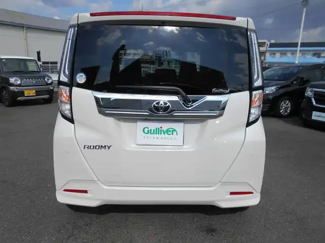 トヨタ ルーミー カスタムG 福岡県 2021(令3)年 0.4万km パールホワイトⅢ 　ルーミー・カスタムG　/ワンオーナー/登録時走行距離（3452キロ）/新車時保証書・取扱説明書/純正9インチディスプレイオーディオ/フルセグTV（TVキャンセラー付）/バックガイドモニター/社外ドライブレコーダー（DC-DR501)/社外ETC/スマートキー×2/レーダークルーズコントロール「/オートLEDヘッドライト/オート電格ドアミラー/電子式パーキングブレーキ/両側パワースライドD/純正アルミホイール14