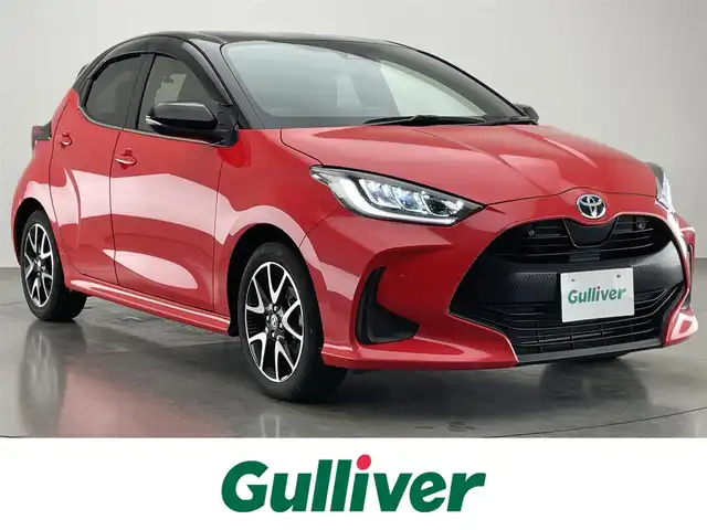 トヨタ ヤリス ハイブリッド Z 愛知県 2021(令3)年 2.5万km ブラック/コーラルクリスタルシャイン 純正８型ＤＡナビ　バックカメラ　シートヒーター　前後ドラレコ　ＥＴＣ２．０　ＨＵＤ　ＡＣ１００Ｖ　ＤＯＰ１６インチアルミ　セーフティセンス　衝突軽減　追従クルコン　コーナーセンサー　ＬＥＤライト　禁煙