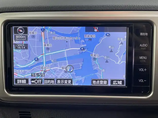 トヨタ ヴィッツ ジュエラ 岡山県 2015(平27)年 4.7万km クールソーダメタリック 純正SDナビ/NSZT-W64/（CD/DVD/BT/TV)/オートライト/LEDヘッドライト/フォグランプ/トヨタセーフティセンス/アイドリングストップ/ETC/社外15インチアルミ