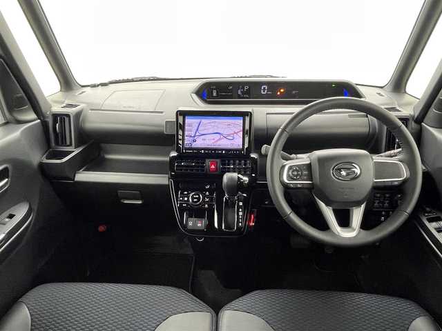 ダイハツ タント カスタム RS 熊本県 2023(令5)年 1.5万km ブラックマイカメタリック 8インチナビ　AVIC-RL812（CD・DVD・フルセグ・BT・SD・HDMI）/ETC/前後ドライブレコーダー/バックカメラ/両側パワースライドドア/スマートアシスト/・衝突警報機能/・衝突回避支援ブレーキ/・車線逸脱抑制機能/・オートハイビーム/・先行車発進お知らせ機能/・ふらつき警報機能/・路外逸脱抑制機能/・ブレーキ制御付き誤発進抑制機能/・標識認識システム/横滑り防止/アイドリングストップ/前席シートヒーター/前後クリアランスソナー/ドアバイザー/純正フロアマット/純正１５インチAW/オートライト/LEDヘッドライト/スマートキー/プッシュスタート/スペアキー1本