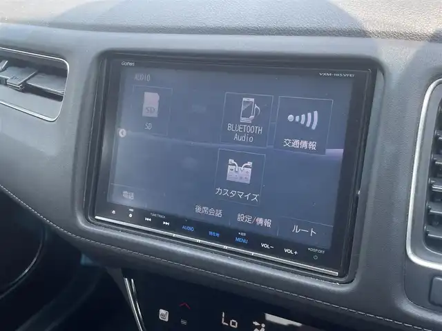 ホンダ ヴェゼル ハイブリッド Z ホンダセンシング 宮崎県 2018(平30)年 6.1万km クリスタルブラックパール 純正SDナビ（VXM-185VFEi)/ AM/FM/CD/DVD/BT/TV/バックカメラ/ホンダセンシング/ハーフレザーシート/D・N席シートヒーター/レーダークルーズコントロール/パドルシフト/オートライト/フォグランプ/純正ドライブレコーダー/ETC車載器/カーテンエアバック/ルーフレール/純正17インチアルミ/ABS/横滑り防止装置/スマートキー/プッシュスタート