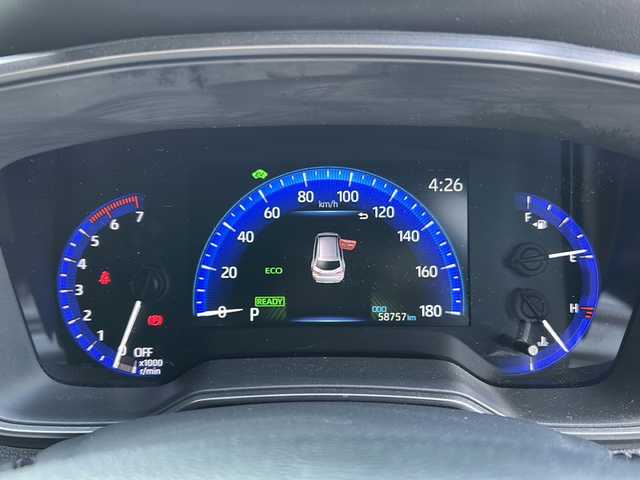 トヨタ カローラツーリング ハイブリッド ダブルバイビー 茨城県 2020(令2)年 5.9万km ブラックマイカ 純正9インチナビ/バックモニター/ステアリングヒーター/シートヒーター/クルーズコントロール/LEDヘッドライト/オートライト/オートマチックハイビーム/純正17インチアルミホイール/純正フロアマット/AAC/コーナーセンサー/スマートキー/ETC/横滑り防止装置/レーンキープアシスト/盗難防止装置/エアバック/衝突被害軽減システム