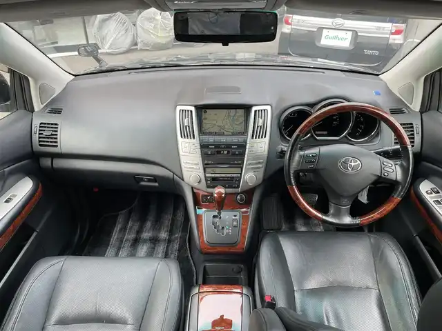 トヨタ ハリアー 240G プレミアム Lパッケージ 宮城県 2011(平23)年 17.9万km ブラック 登録時走行距離178975km/パワーシート/シートヒーター/純正アルミホイール/バックカメラ