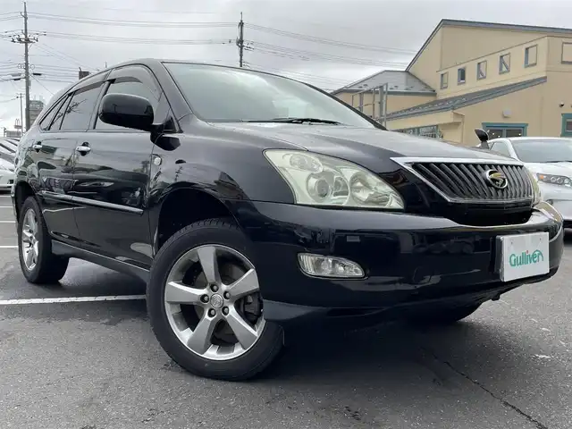 トヨタ ハリアー 240G プレミアム Lパッケージ 宮城県 2011(平23)年 17.9万km ブラック 登録時走行距離178975km/パワーシート/シートヒーター/純正アルミホイール/バックカメラ