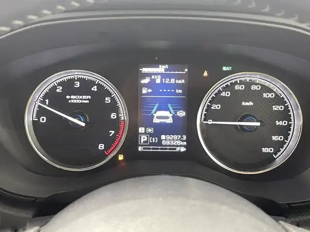 スバル フォレスター ハイブリッド アドバンス 熊本県 2018(平30)年 7万km クリスタルホワイトP ワンオーナー　/純正ナビ（ＣＤ・ＤＶＤ・フルセグ・ＢＴ・ＳＤ）/バックカメラ/左サイドカメラ　/社外前方ドライブレコーダー　/純正ビルトインＥＴＣ　/後ろのみクリアランスソナー/ドライバーモニタリングシステム/リアビークルディテクション/後退時自動ブレーキ/プリクラッシュブレーキ/車線逸脱警報/先行車発進お知らせ機能/アダブティブクルーズコントロール/アクティブレーンキープ/AT誤発進抑制制御/横滑り防止/前席シートヒーター/ステアリングヒーター/前席パワーシート/運転席シートメモリー/パワーバックドア/ハーフレザーシート/電動パーキングサポート/ブレーキホールド/純正フロアマット/純正１８インチAW/オートライト/LEDヘッドライト/フォグランプ/スマートキー/プッシュスタート/保証書/取扱説明書