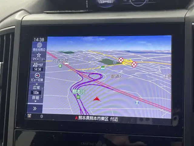 スバル フォレスター ハイブリッド アドバンス 熊本県 2018(平30)年 7万km クリスタルホワイトP ワンオーナー　/純正ナビ（ＣＤ・ＤＶＤ・フルセグ・ＢＴ・ＳＤ）/バックカメラ/左サイドカメラ　/社外前方ドライブレコーダー　/純正ビルトインＥＴＣ　/後ろのみクリアランスソナー/ドライバーモニタリングシステム/リアビークルディテクション/後退時自動ブレーキ/プリクラッシュブレーキ/車線逸脱警報/先行車発進お知らせ機能/アダブティブクルーズコントロール/アクティブレーンキープ/AT誤発進抑制制御/横滑り防止/前席シートヒーター/ステアリングヒーター/前席パワーシート/運転席シートメモリー/パワーバックドア/ハーフレザーシート/電動パーキングサポート/ブレーキホールド/純正フロアマット/純正１８インチAW/オートライト/LEDヘッドライト/フォグランプ/スマートキー/プッシュスタート/保証書/取扱説明書