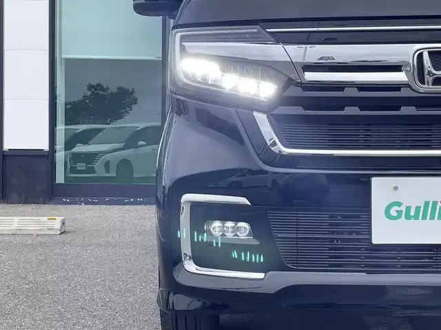 ホンダ Ｎ ＢＯＸ カスタム L ターボ 和歌山県 2022(令4)年 1.1万km クリスタルブラックパール 純正ナビ/バックカメラ/フルセグTV/BT/CD/DVD/衝突軽減ブレーキ/レーンキープアシスト/後方コーナーセンサー/レーダークルコン/オートライト/両側パワスラ/ビルトインETC/ドラレコ/シートヒーター/ステアリングリモコン/ハーフレザーシート/パドルシフト/LEDヘッドライト/フォグランプ/オートホールド