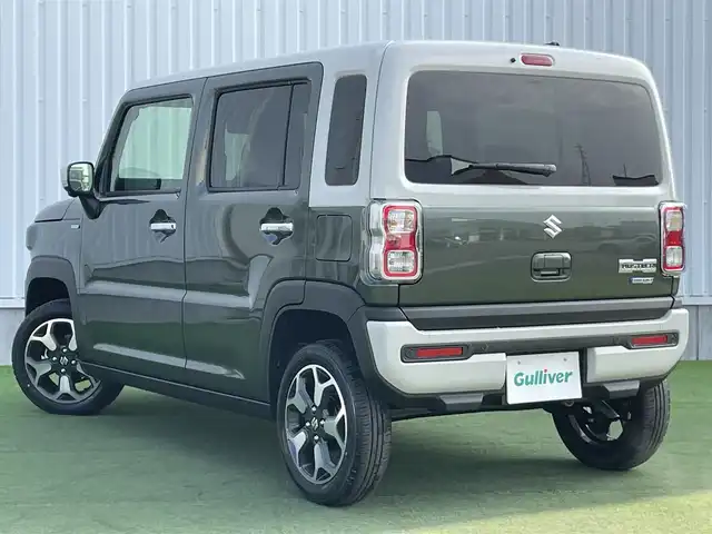 スズキ ハスラー HYBRID X 香川県 2025(令7)年 0.1千km クールカーキパールメタリック/ソフトベージュメタリック HV　X　全方位モニター付きナビゲーション＆スズキセーフティサポート(217800円)/登録時走行距離：5km/届出済未使用車/メーカー純正9型メモリナビ/　CD DVD BT フルセグTV/全方位カメラ/デュアルカメラブレーキサポート/レーンキープアシスト/レーダークルーズコントロール/クリアランスソナー/LEDヘッドライト/オートライト/フォグランプ/レベライザヘッドライト/横滑り防止装置/アイドリングストップ/ハーフレザーシート/シートヒーター/革巻きステアリング/ステアリングスイッチ/プッシュスタート/スマートキー/スペアキー/取扱説明書/保証書