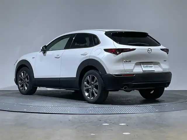 マツダ ＣＸ－３０ 20S 100周年特別記念車 愛媛県 2021(令3)年 3.6万km スノーフレイクホワイトパールマイカ メーカーSDナビ/（CD/DVD/TV/BT/HDMI）/全方位カメラ　/レーダークルコン　/赤革シート/シートヒーター　/ステアリングヒーター　/LEDライト　/１００周年純正アルミ　/ETC