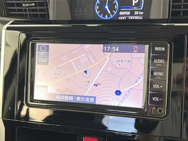 トヨタ ルーミー カスタムG－T 宮城県 2021(令3)年 8万km ブラックマイカメタリック スマートアシスト/・衝突回避支援ブレーキ機能/・車線逸脱警報機能/・オートハイビーム/・コーナーセンサー/全車速追従機能付ＡＣＣ/純正7型ナビ/・BT.CD.SD.AUX/バックカメラ/ワンセグTV/両側パワースライドドア/ビルトインETC/プッシュスタート/スマートキー/電動パーキングブレーキ/ステアリングスイッチ/LEDヘッドライト/LEDフォグライト/純正フロアマット/純正15インチAW/ロールサンシェード