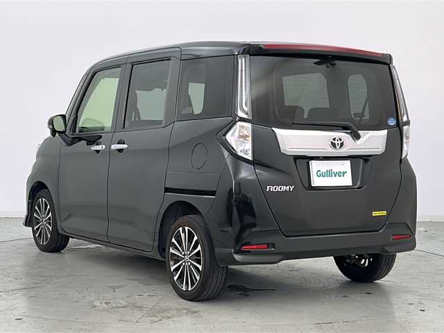 トヨタ ルーミー カスタムG－T 宮城県 2021(令3)年 8万km ブラックマイカメタリック スマートアシスト/・衝突回避支援ブレーキ機能/・車線逸脱警報機能/・オートハイビーム/・コーナーセンサー/全車速追従機能付ＡＣＣ/純正7型ナビ/・BT.CD.SD.AUX/バックカメラ/ワンセグTV/両側パワースライドドア/ビルトインETC/プッシュスタート/スマートキー/電動パーキングブレーキ/ステアリングスイッチ/LEDヘッドライト/LEDフォグライト/純正フロアマット/純正15インチAW/ロールサンシェード