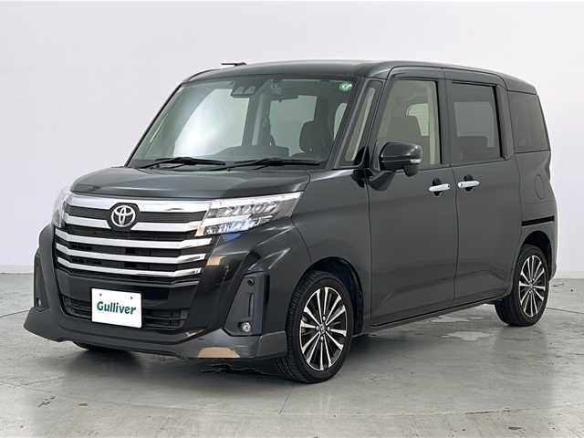 トヨタ ルーミー カスタムG－T 宮城県 2021(令3)年 8万km ブラックマイカメタリック スマートアシスト/・衝突回避支援ブレーキ機能/・車線逸脱警報機能/・オートハイビーム/・コーナーセンサー/全車速追従機能付ＡＣＣ/純正7型ナビ/・BT.CD.SD.AUX/バックカメラ/ワンセグTV/両側パワースライドドア/ビルトインETC/プッシュスタート/スマートキー/電動パーキングブレーキ/ステアリングスイッチ/LEDヘッドライト/LEDフォグライト/純正フロアマット/純正15インチAW/ロールサンシェード