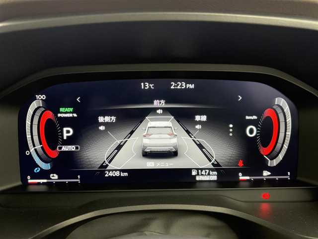 日産 エクストレイル X e－4ORCE 90周年記念車 岡山県 2024(令6)年 0.3万km 赤 純正１２．３インチナビ/プロパイロット/エマージェンシーブレーキ/アラウンドビューモニター/１００Ｖ電源/ビルドインＥＴＣ２．０/シートヒーター/ＬＥＤヘッドライト/デジタルインナーミラー/コーナーセンサー
