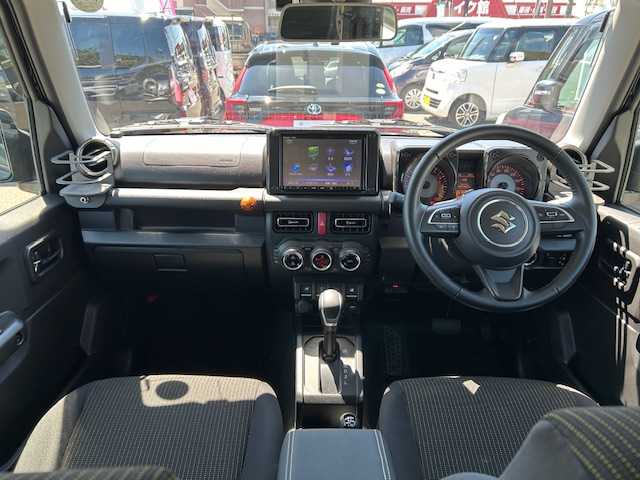 スズキ ジムニー シエラ JC 静岡県 2020(令2)年 3.6万km ブルーイッシュブラックパール3 ワンオーナー/社外ナビ/TV/BT/CD/DVD/AM/FM/バックカメラ/クルーズコントロール/前席シートヒーター/プッシュスタート/純正AW/純正フロアマット/ETC/前後ドライブレコーダー