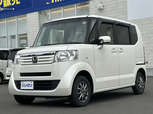 ホンダ Ｎ ＢＯＸ G Lパッケージ 道北・旭川 2012(平24)年 9.1万km プレミアムホワイトパール (株)IDOMが運営する【じしゃロン旭川店】の自社ローン専用車両になります。こちらは現金またはオートローンご利用時の価格です。自社ローンご希望の方は別途その旨お申付け下さい/　/・純正ナビ(CD/DVD/SD/ワンセグ)/・ステアリングリモコン/・片側パワースライドドア/・スマートキー2個/・取扱説明書