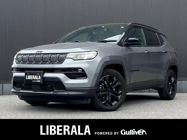 クライスラー・ジープ ジープ コンパス ナイトイーグル 栃木県 2023(令5)年 0.8万km グレー ACC/AppleCarPlay/レーンキープ/ブラインドスポット/バックカメラ/純正ナビ/フルセグ /ハーフレザー/ETC/LED/純正18インチAW/社外ドラレコ前後