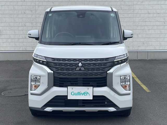 三菱 ｅＫクロススペース G プラスエディション 香川県 2021(令3)年 1.9万km シルキーホワイト 社外ナビ／フルセグＴＶ／両側パワースライドドア／ＬＥＤヘッドライト／全方位カメラ／ＥＴＣ／リアサーキュレーター／プラズマクラスター／レーンキープ／シートヒーター