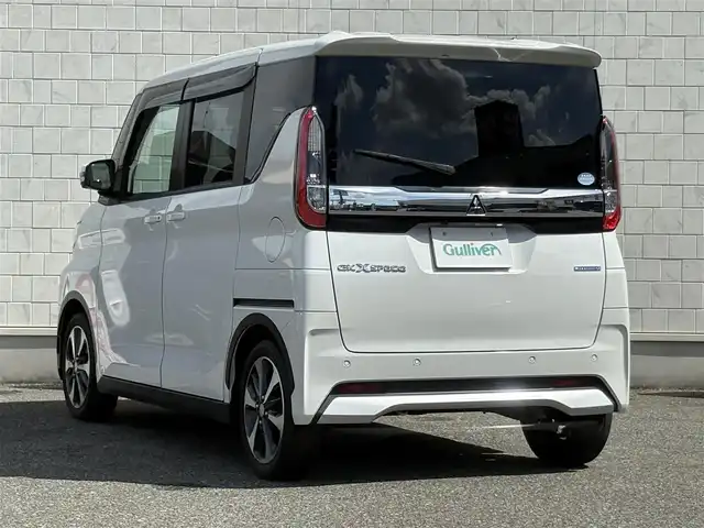三菱 ｅＫクロススペース G プラスエディション 山口県 2021(令3)年 1.9万km シルキーホワイト 社外ナビ フルセグTV CD DVD BT/全周囲カメラ/両側パワースライドドア/ハンズフリーパワースライドドア/前席シートヒーター/サーキュレーター/衝突被害軽減ブレーキ/レーンアシスト/オートマチックハイビーム/LEDオートヘッドライト/フォグライト/コーナーセンサー/ETC/ドラレコ/スマートキー 2個/ステアリングリモコン/革巻きステアリング/ヒルディセントコントロール/W サイド カーテン ニー エアバッグ/保証書 取説/禁煙車