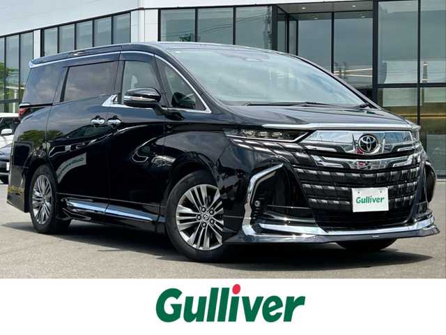 トヨタ アルファード Z 青森県 2024(令6)年 1.3万km ブラック ・4WD/・寒冷地仕様/・ムーンルーフ/・本革シート（黒）/・モデリスタエアロ/・純正9型ナビ/・純正フリップダウンモニター/・フルセグ/・全方位カメラ/・Bluetooth/・衝突軽減ブレーキ/・アダプティブクルーズコントロール/・レーンキープアシスト/・ヘッドアップディスプレイ/・ブラインドスポットモニター/・パーキングアシスト/・自動駐車システム/・ワイパーデアイサー/・横滑り防止装置/・パワーバックドア/・オットマン/・両側パワースライドドア/・オートライト/・オートマチックハイビーム/・LEDヘッドライト/・フォグランプ/・全席シートヒーター/・全席エアーシート/・全席パワーシート/・純正18インチAW/・ETC2.0/・ダブルサイドエアバック/・純正フロアマット/・保証書/・取扱説明書/・スペアキーあり